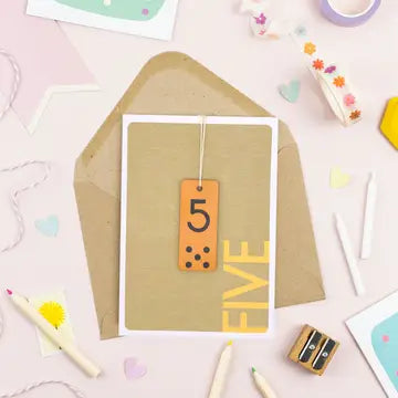 Age 5 Keepsake Card