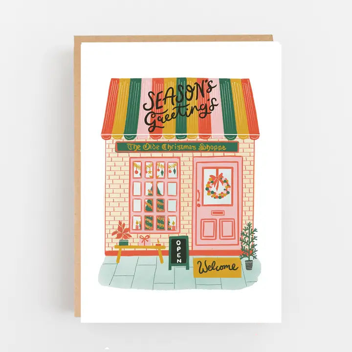 Olde Christmas Shoppe card