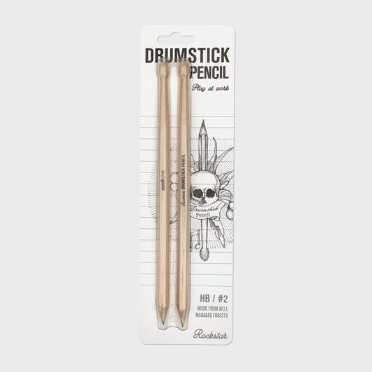 A set of drumstick pencils from the Pencil Me In stationery shop.