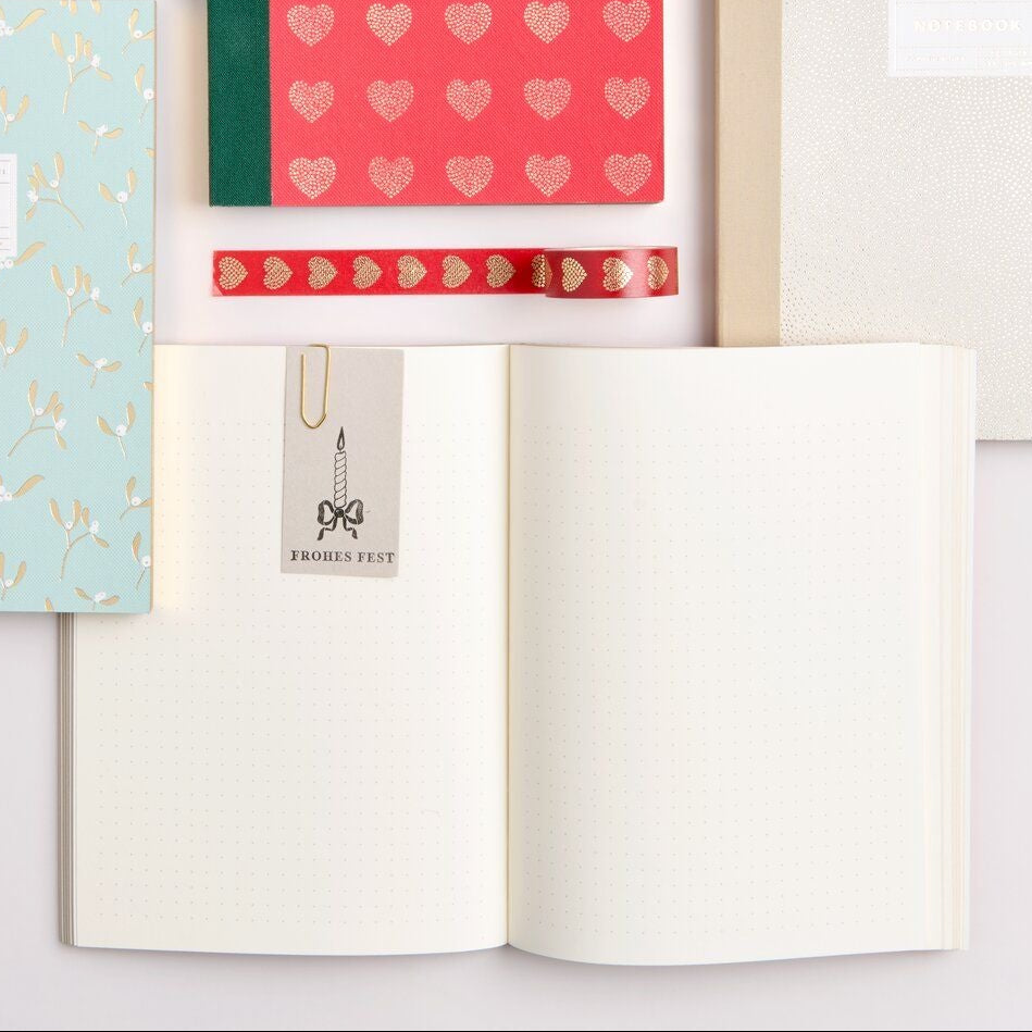 A5 Gold Spots grid dot notebook