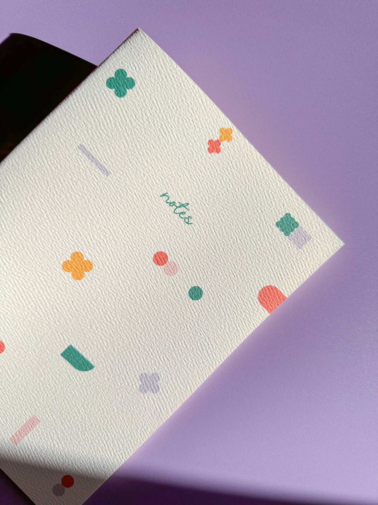 Minimal Shaped Patterned Notebook