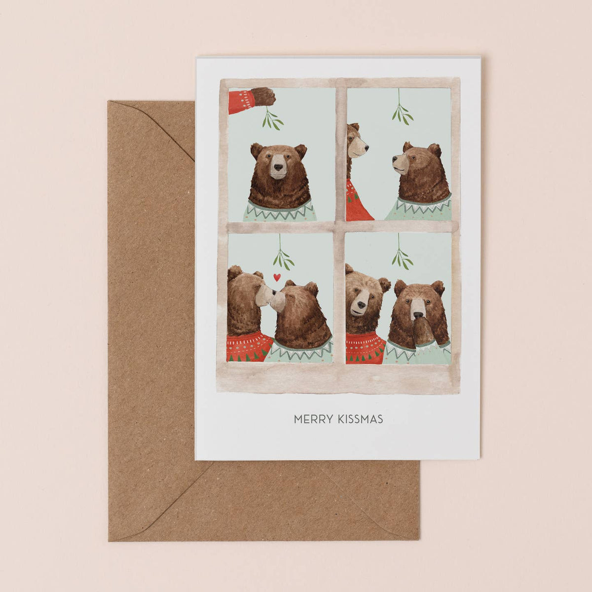 Merry Kissmas card