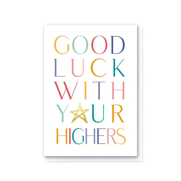 Good Luck with your Highers