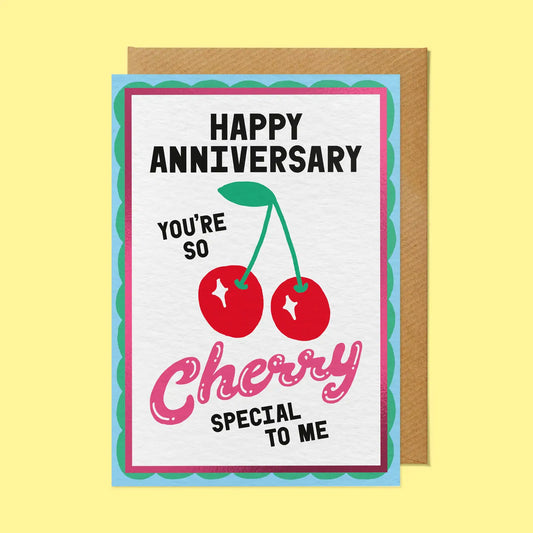 Happy Anniversary - Cherry Special To Me card