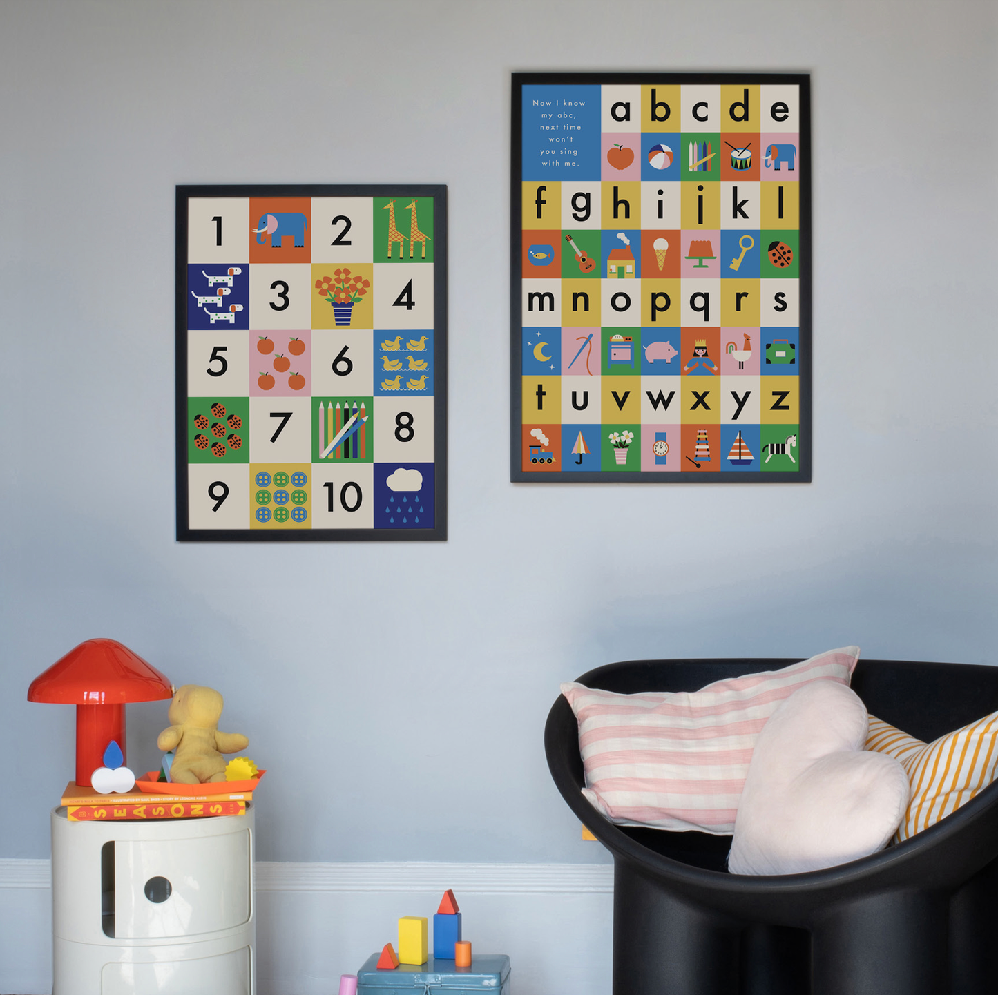 Vintage Playthings - Alphabet Fine Art Print: Unframed / A3