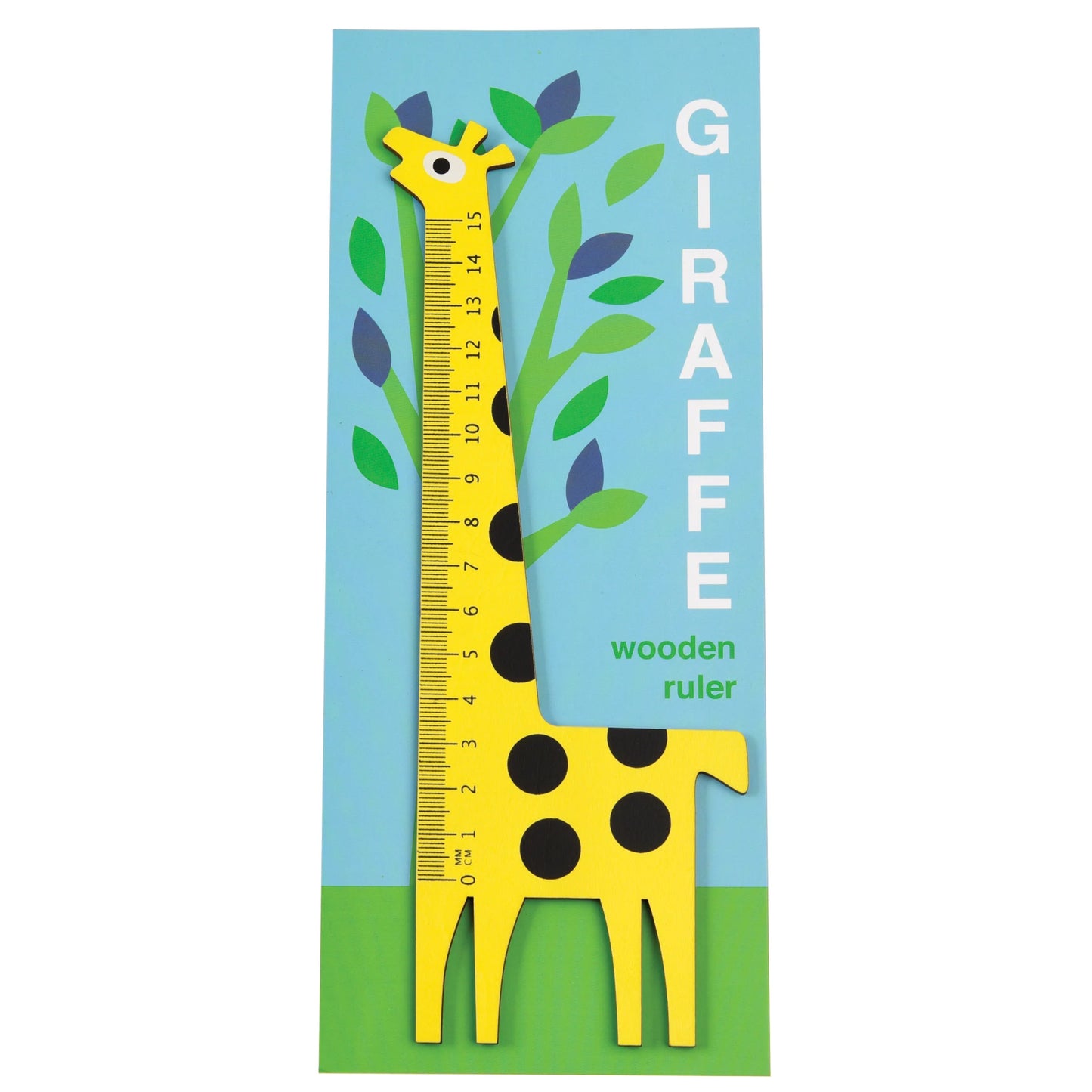 Wooden Ruler - Giraffe