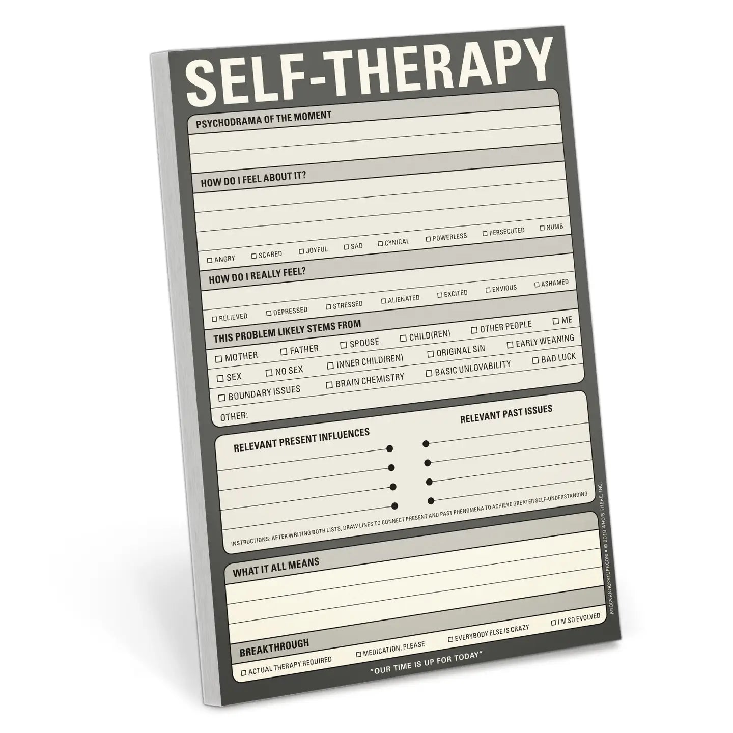 Self Therapy Notepad