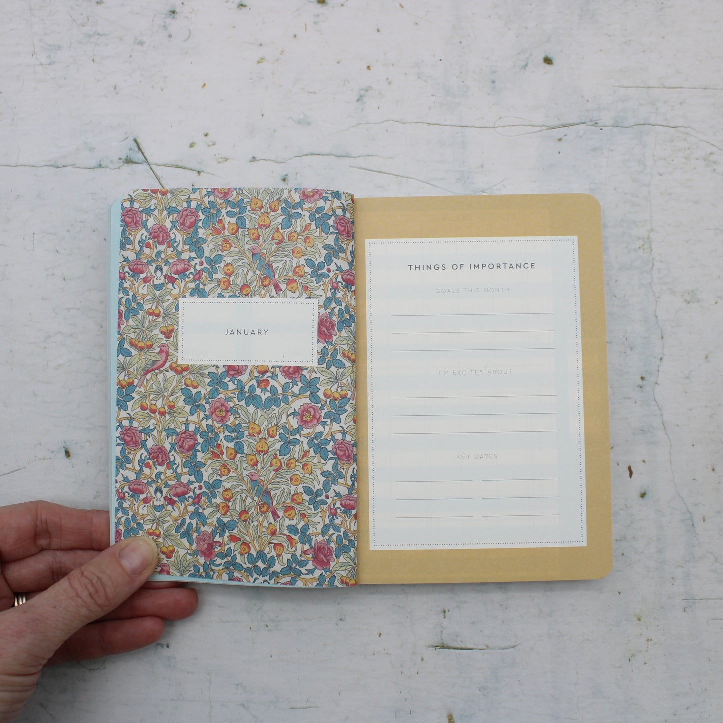 2026 Garden Flower Paperback Diary -A6