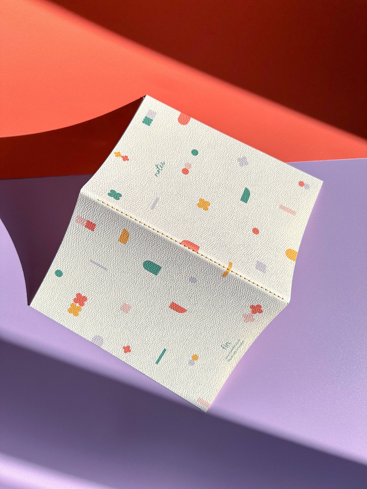 Minimal Shaped Patterned Notebook