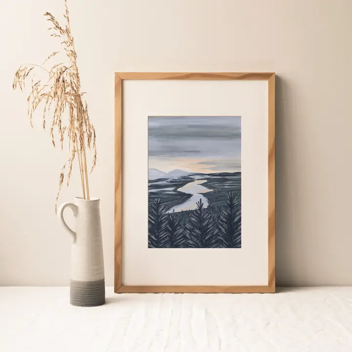 An A4 print from the Pencil Me In stationery shop.