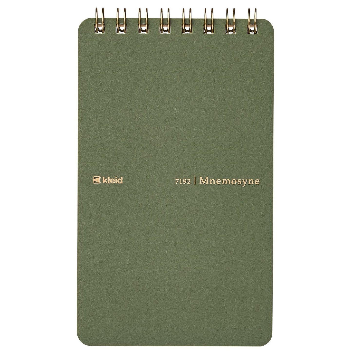 An Olive green B7 notebook from the Pencil Me In stationery shop.