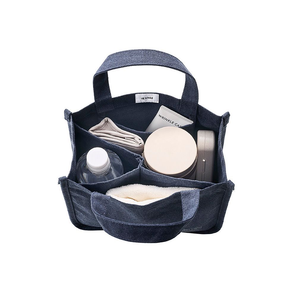 A Navy blue tool tote from the Pencil Me In stationery shop.