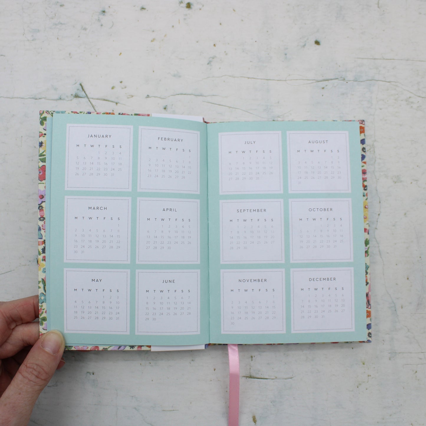 2026 Floral Ditsy Diary -A6