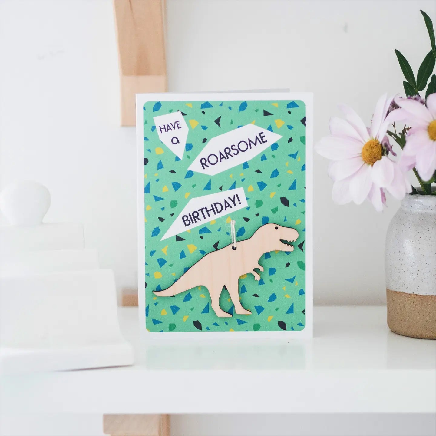 Dinosaur Birthday Keepsake Card