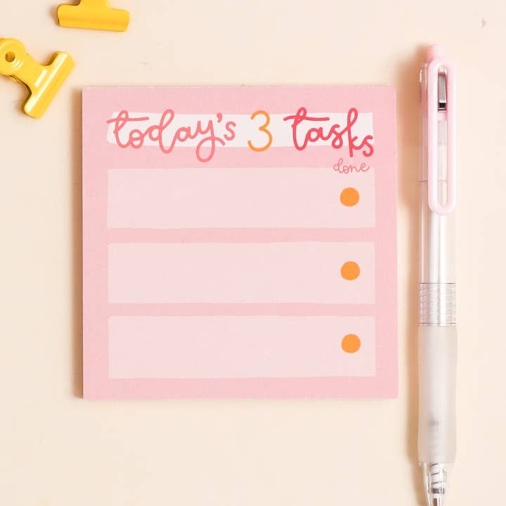 A colourful memo pad from the Pencil Me In stationery shop.