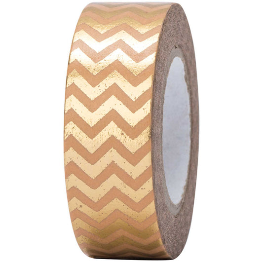 Gold Chevron Washi Tape