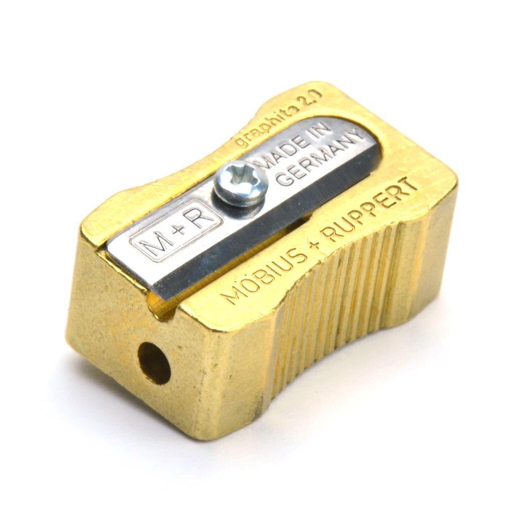 Brass sharpener from the Pencil Me In stationery shop