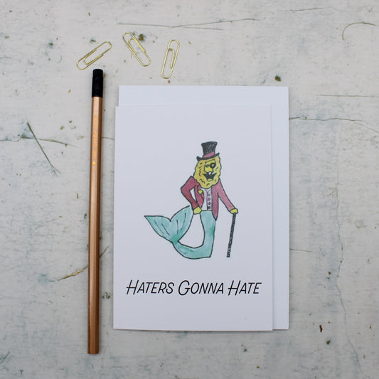 Haters Gonna Hate Dandy Lion card