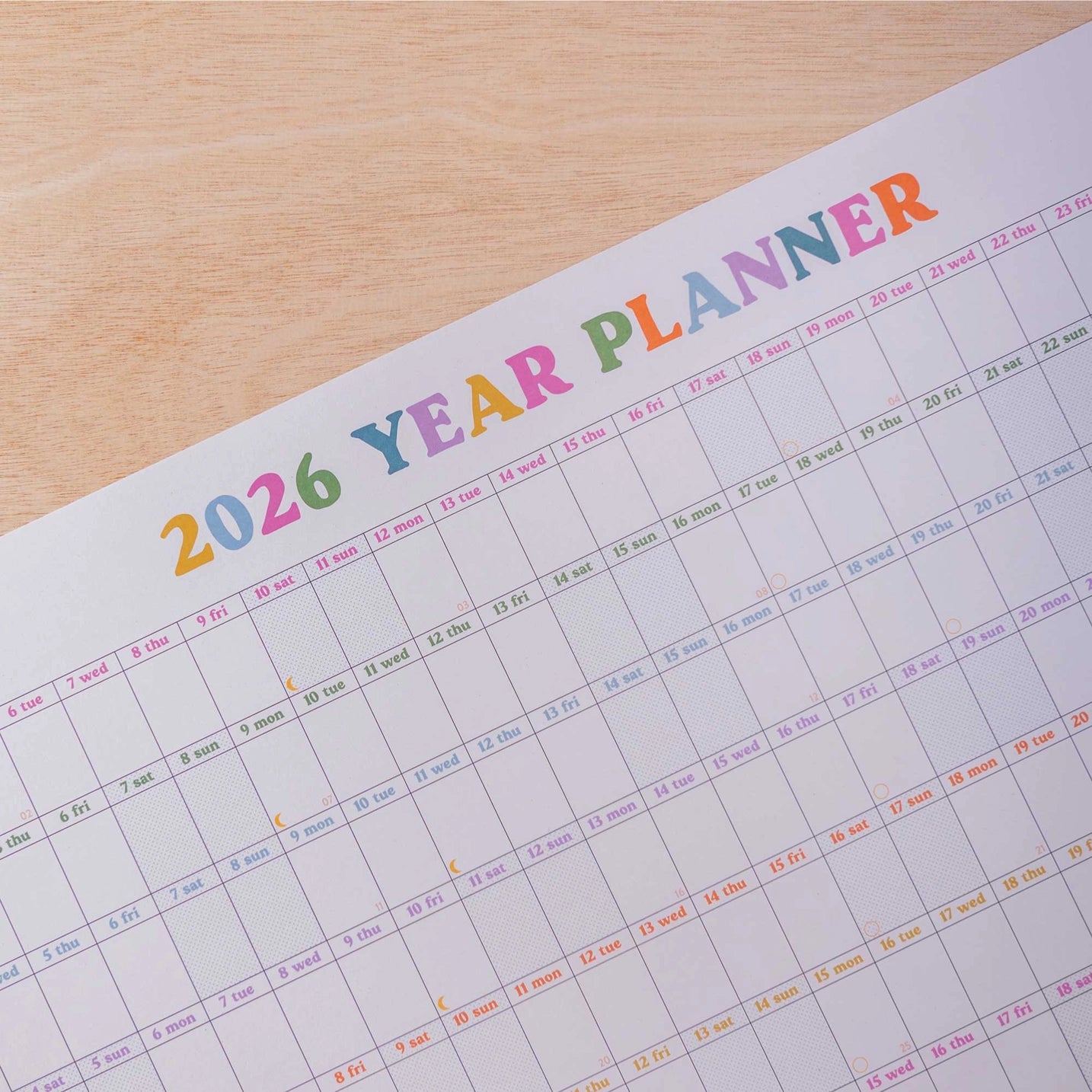 2026 Wall Planner - Landscape