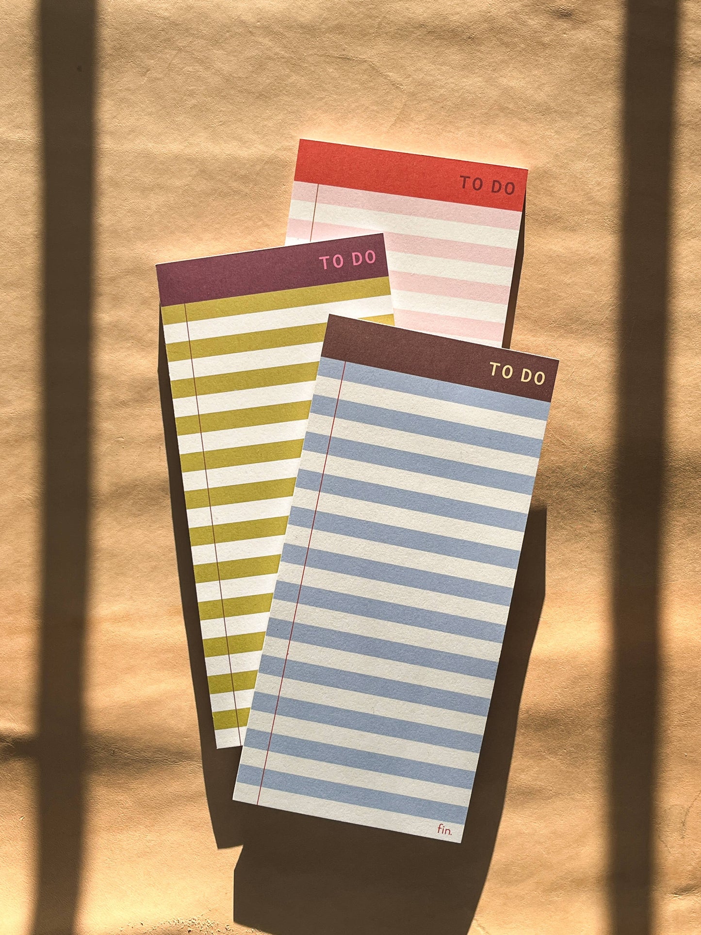 Striped To-Do List Pad