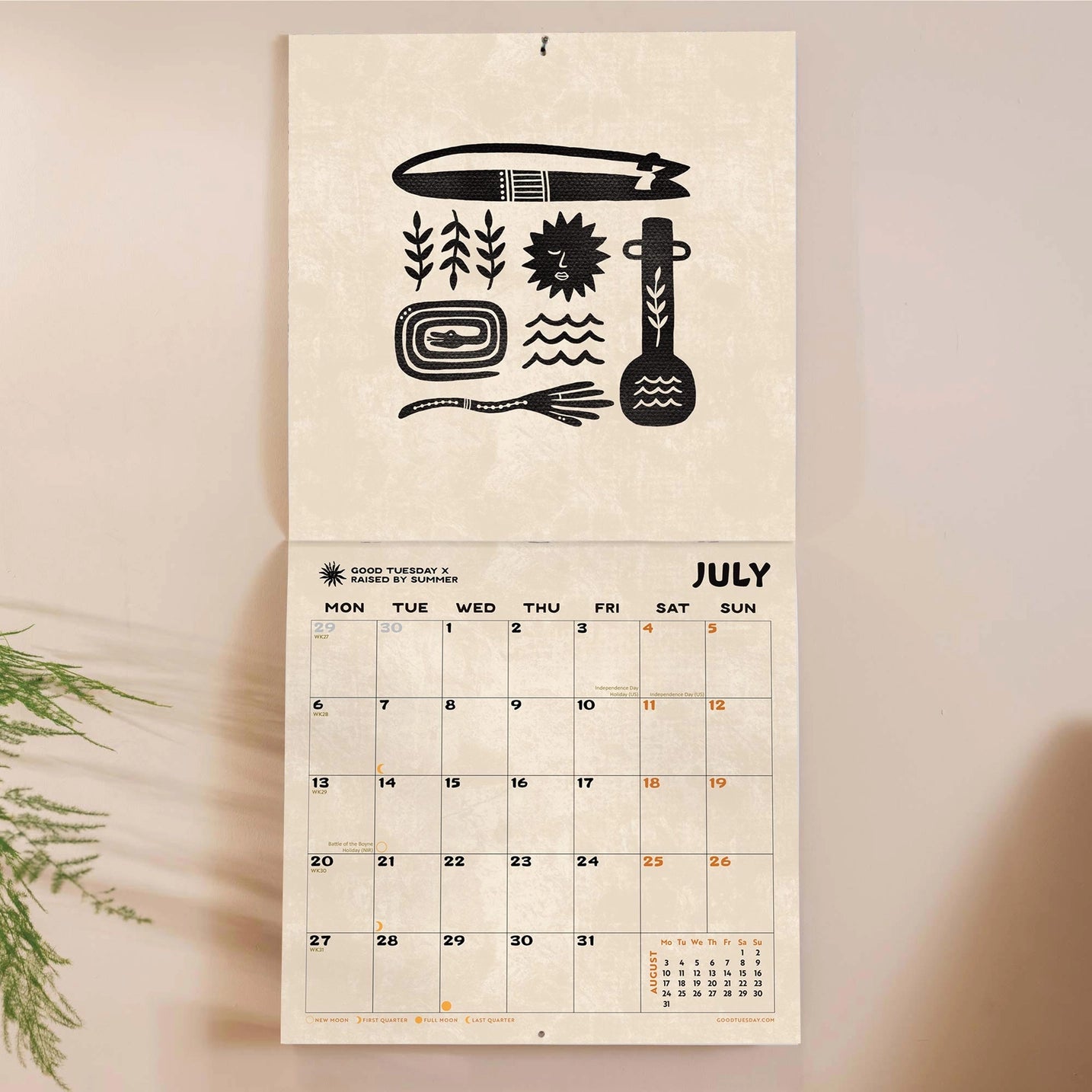 2026 Surf Art Calendar