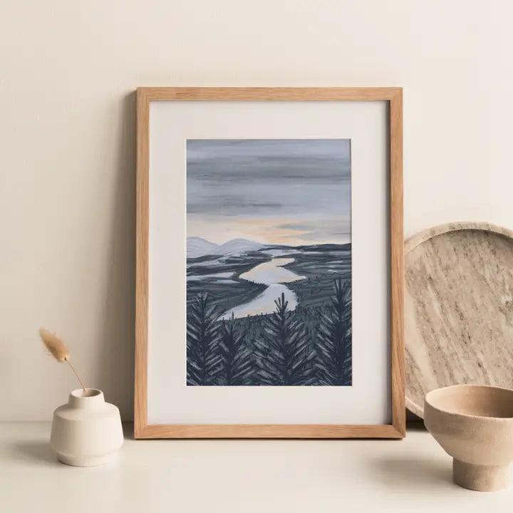 An A4 print from the Pencil Me In stationery shop.