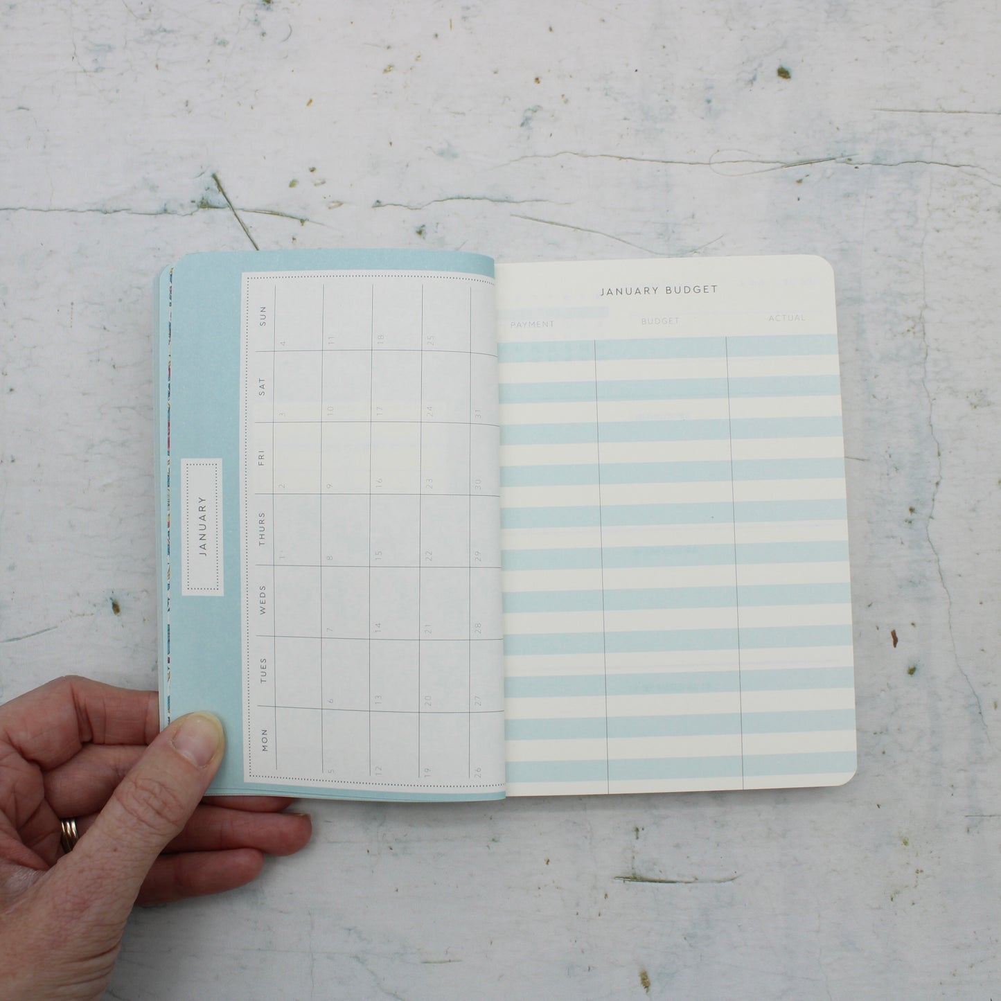 2026 Garden Flower Paperback Diary -A6