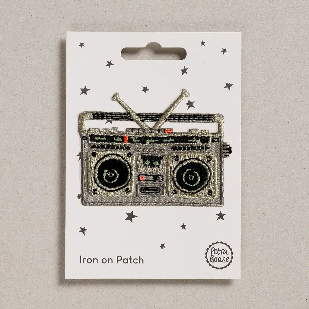 Iron On Patch - Boom Box