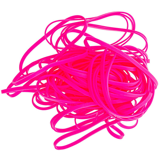 Neon Pink Rubber bands