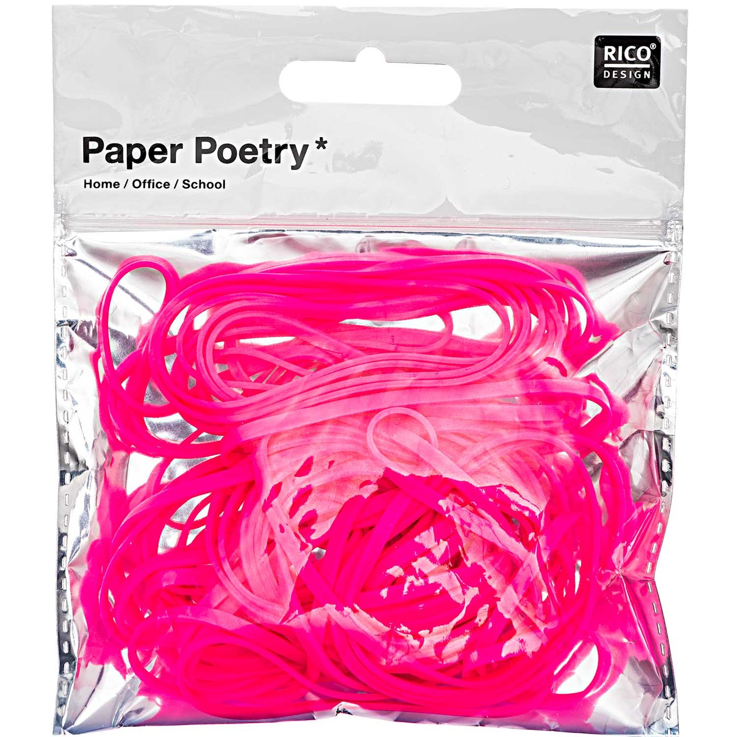 Neon Pink Rubber bands