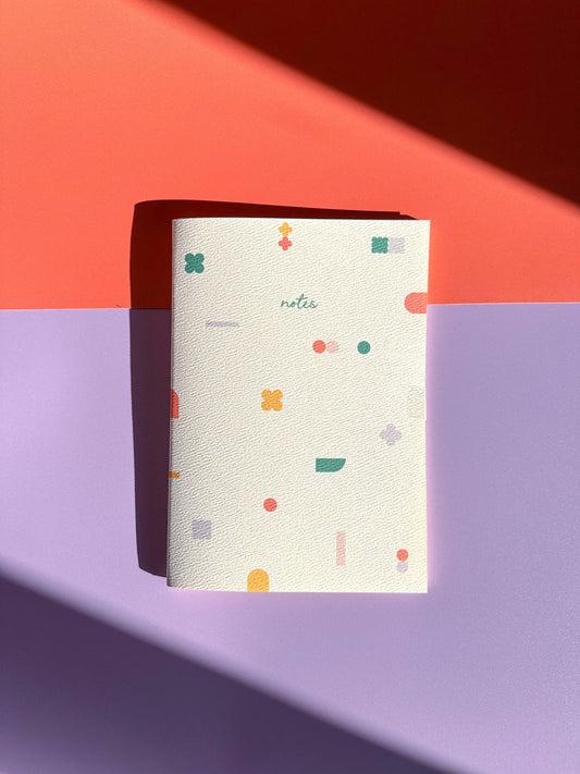 Minimal Shaped Patterned Notebook