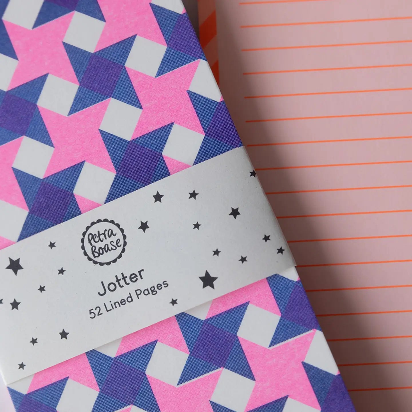 Riso jotter/list pad - purple