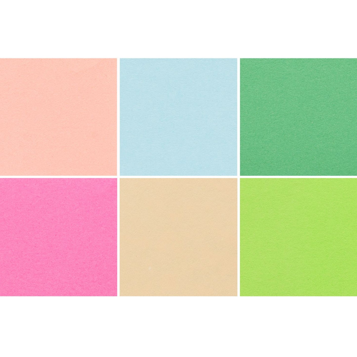 Colour swatches from a post it note selection available from the Pencil Me In stationery shop.