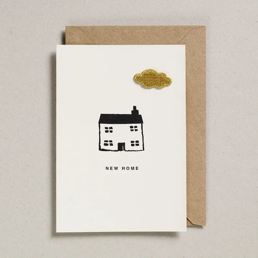 New Home card -Iron On Charm