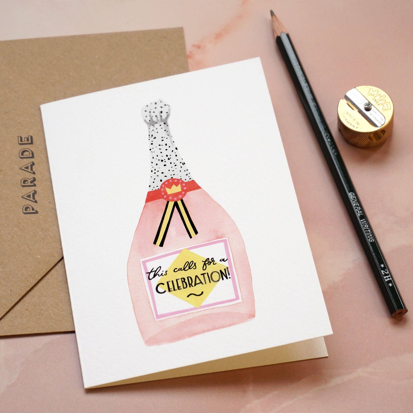 Champagne Celebration Card