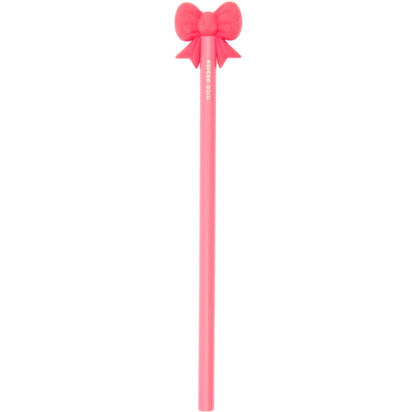 Pencil with bow eraser - 4 colours