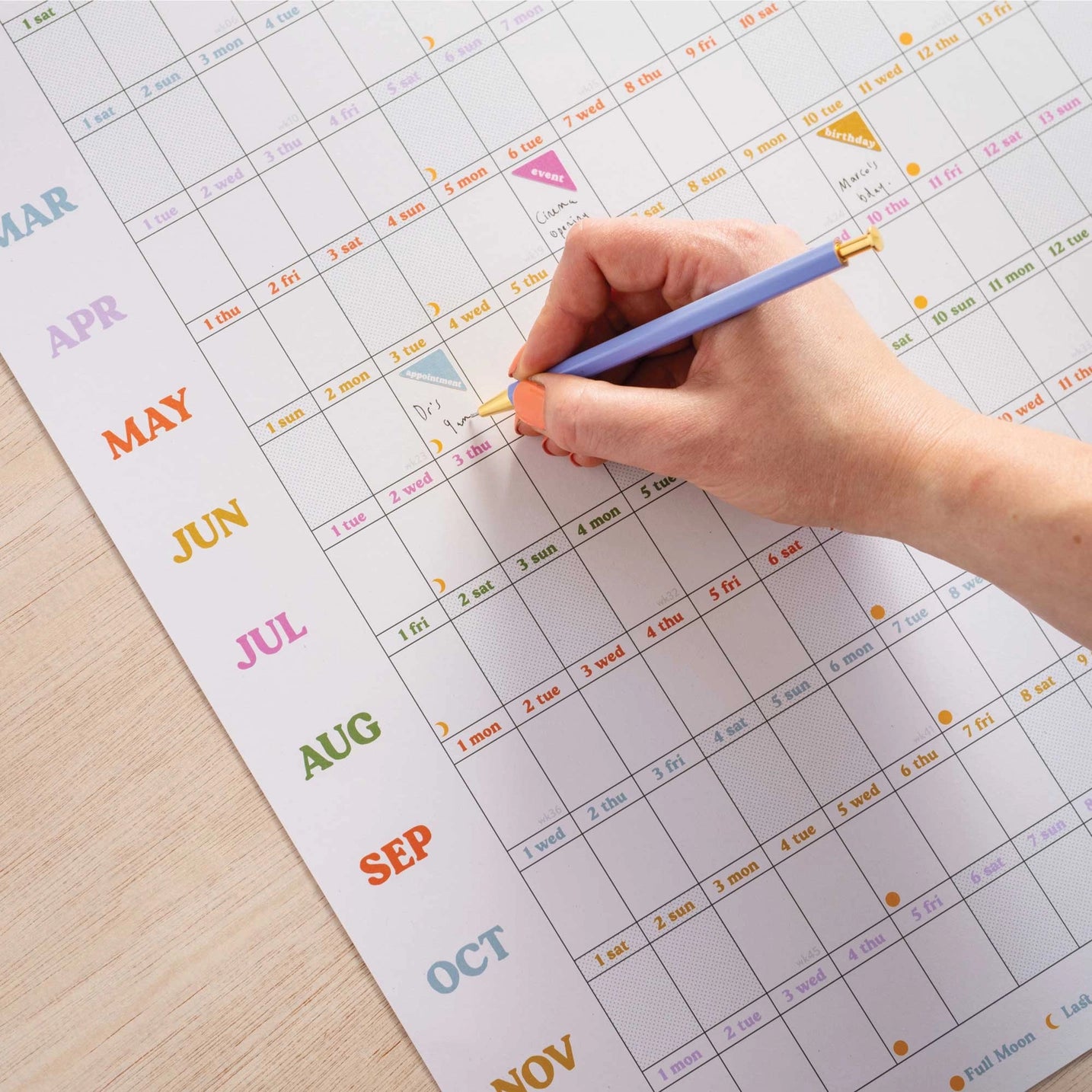 2026 Wall Planner - Landscape