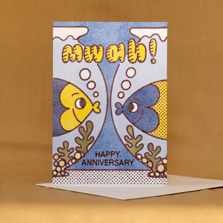Fish Bowl Anniversary Card