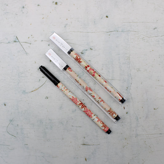 Hanako Brush pen - Pink/Red floral