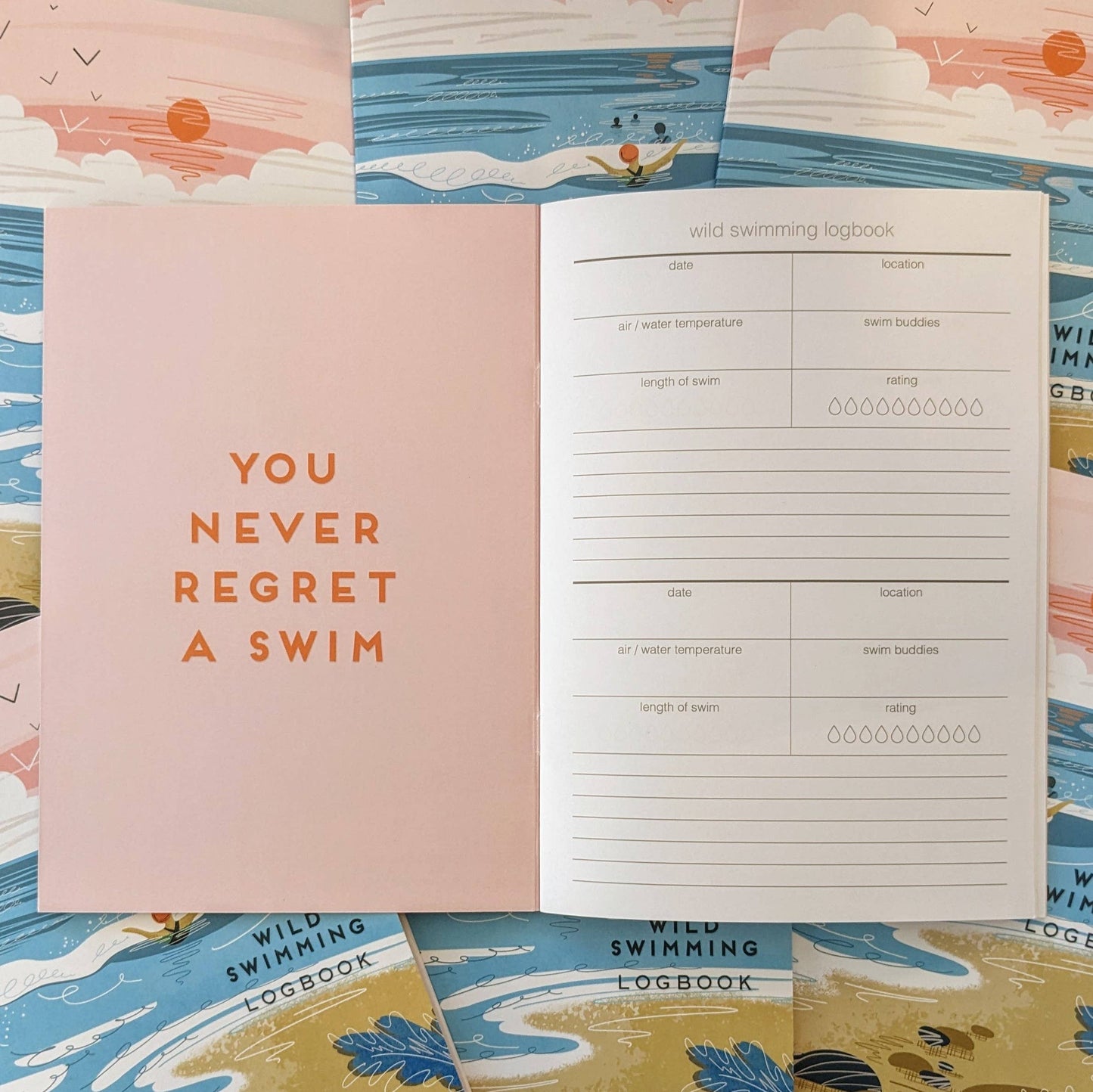 Wild swimming logbook