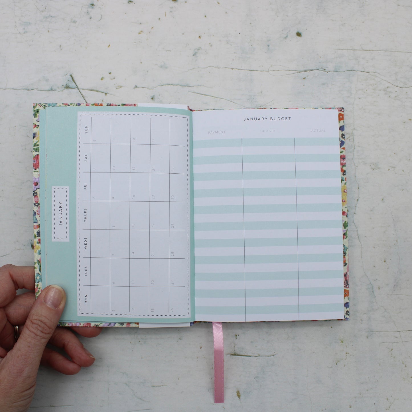 2026 Floral Ditsy Diary -A6