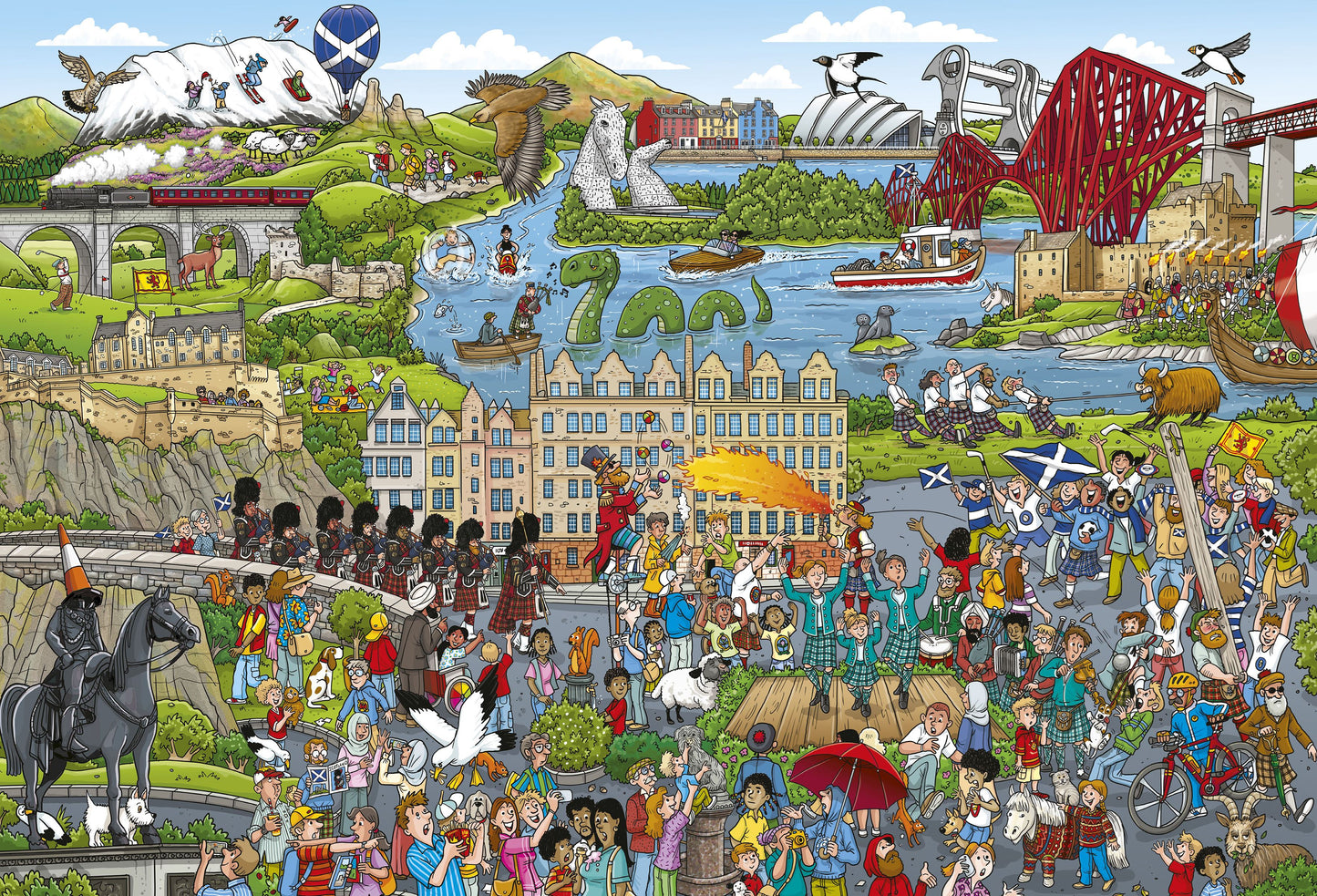 Awesome Scotland 300 jigsaw for kids