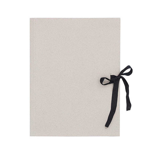 Grey Folder with bow tie