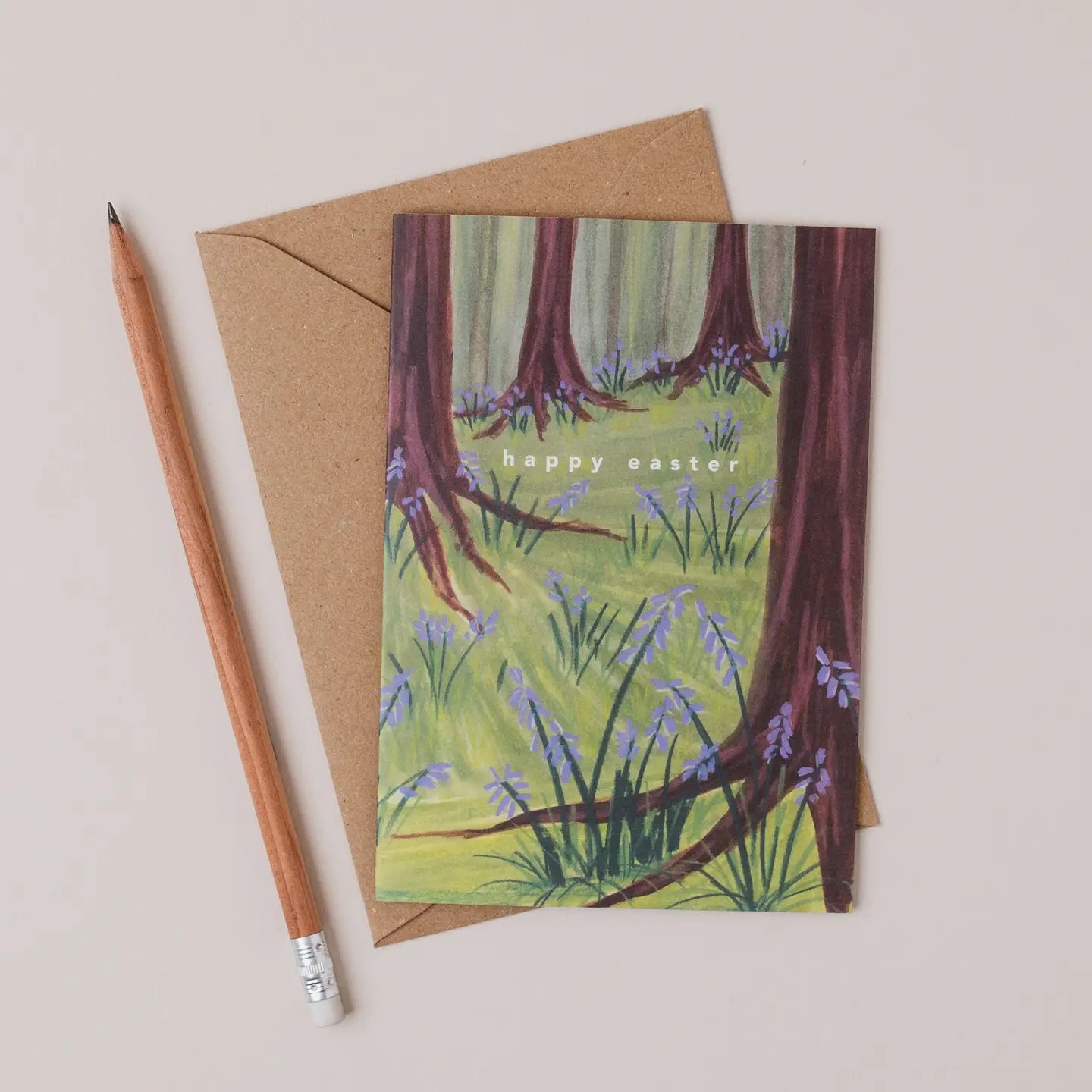 Bluebells Easter Card