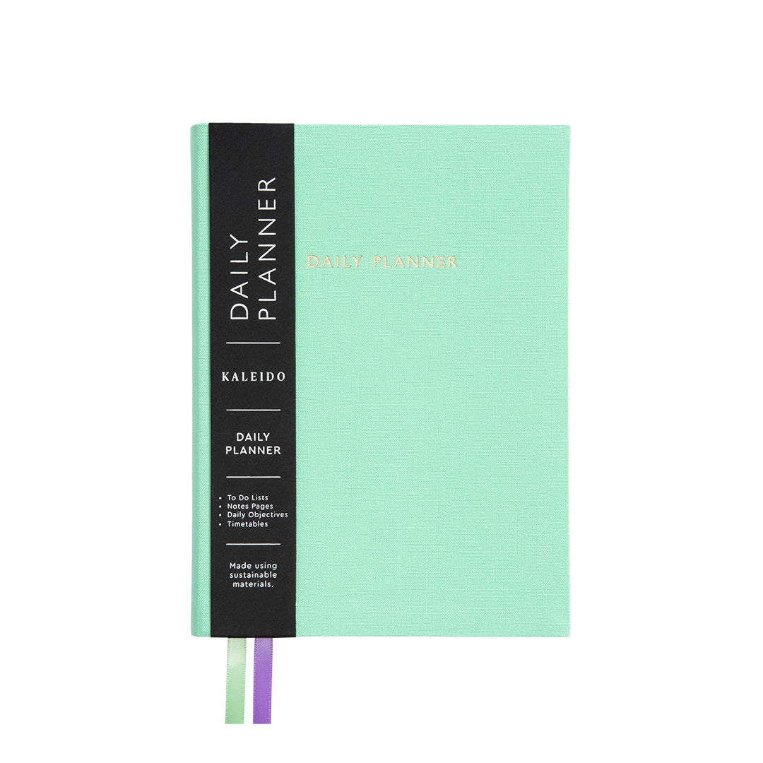 Mint Fabric Daily Planner (B6)