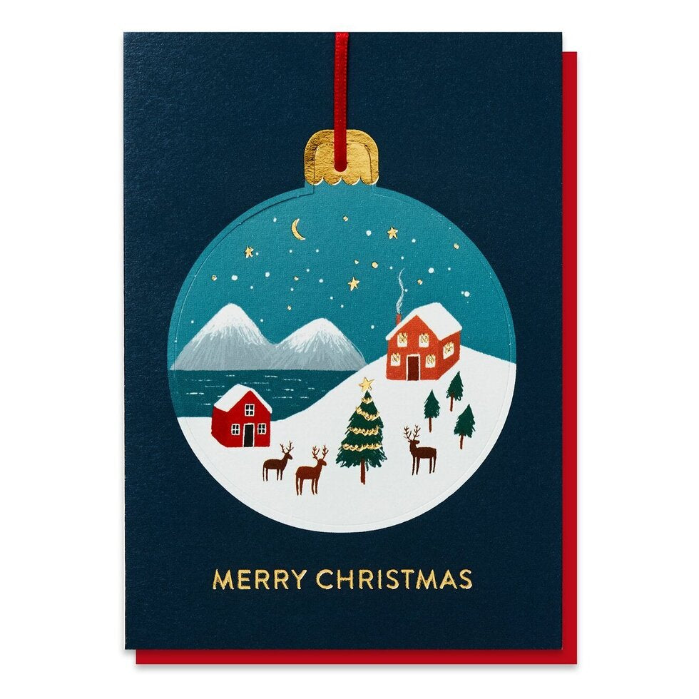 Winter Wonderland Bauble card