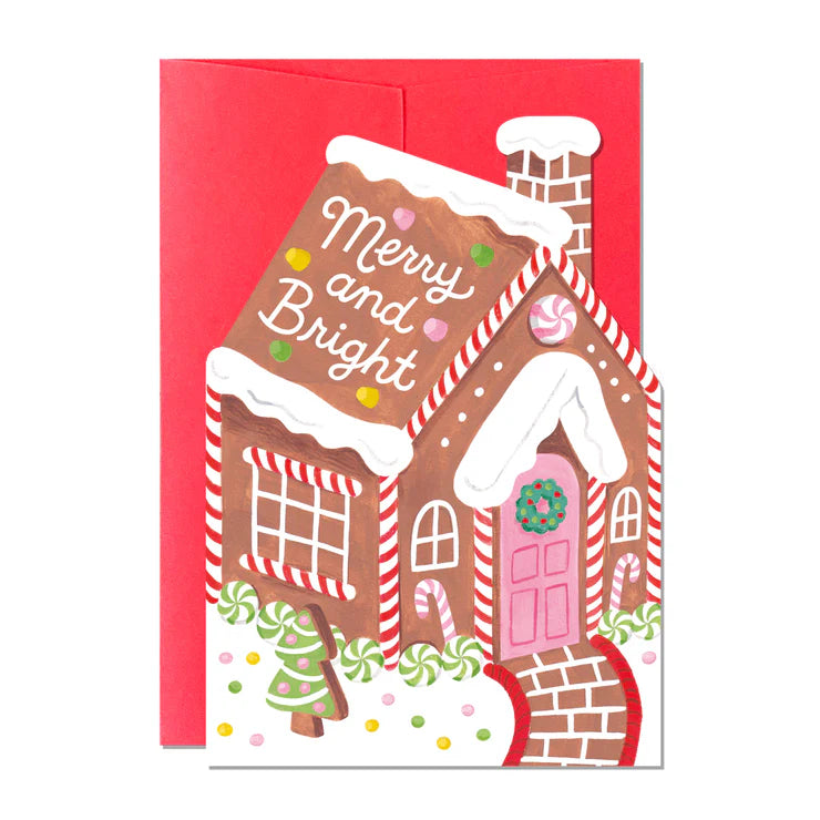 Gingerbread House Christmas card