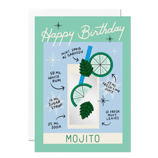 Mojito Birthday Card