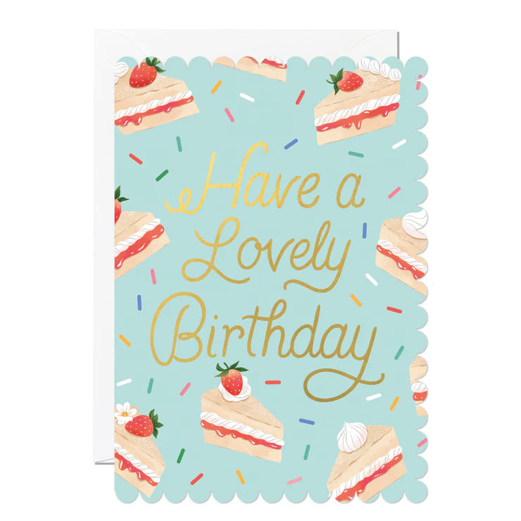 Victoria Sponge Birthday Card