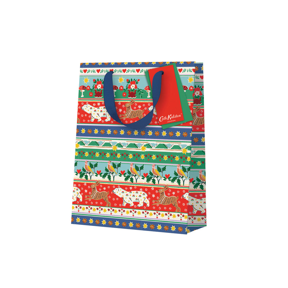 Festive Animals Medium Gift Bag